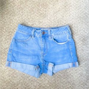 Pacsun blue jean shorts, size 23 super stretchy